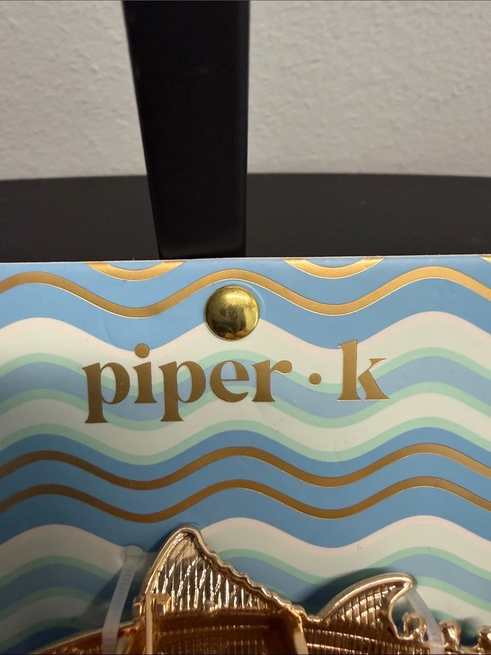 Piper K | Summer Coastal Sea Bass Trout Rhinestone Metal Hair Clip 🐟🌊